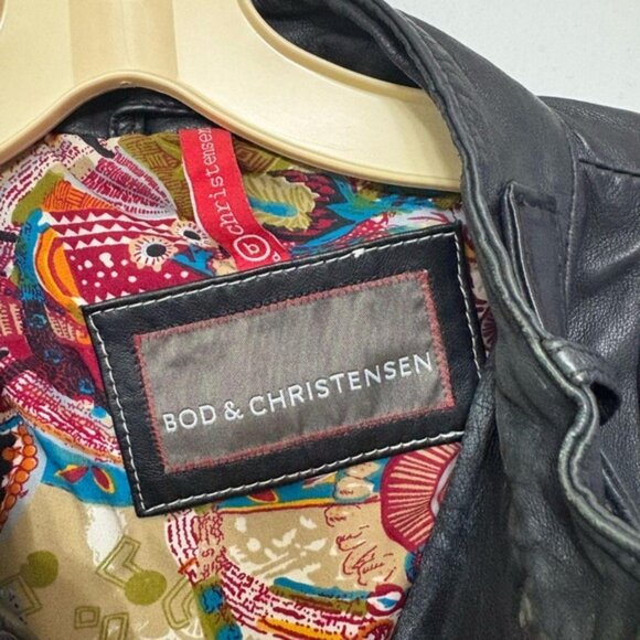 Bod and Christensen Leather Jacket - Size Medium - Picture 4 of 4